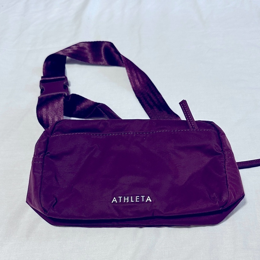 Athleta Purple Belt bag Adjustable Travel